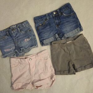Levi's Denim and Pink Kids Shorts Collection